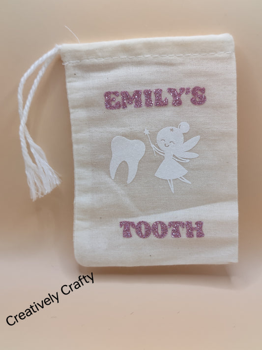 Personalised Tooth fairy bag