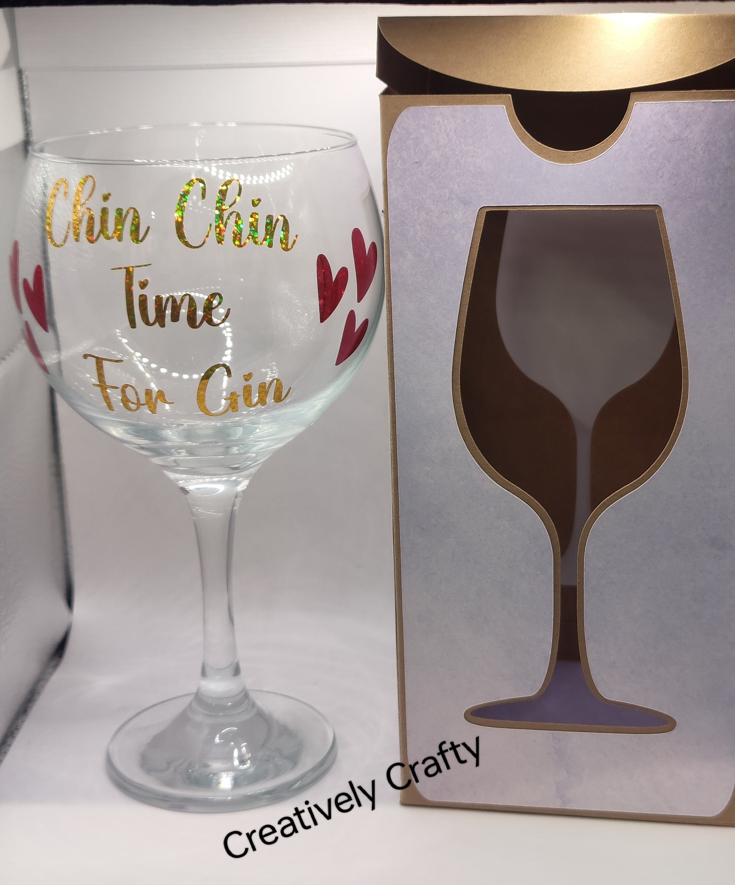 Handcrafted Gin glasses with optional gift box