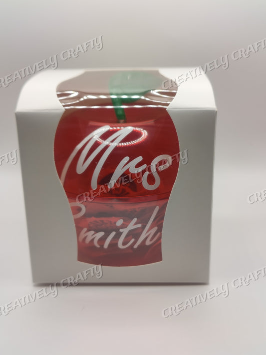 Personalised sticker holder
